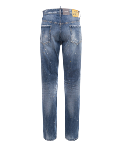 Shop Dsquared2 Roadie Jeans In Blue
