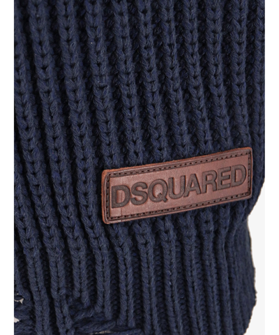 Shop Dsquared2 Cardigan In Blue