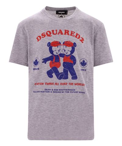 Shop Dsquared2 T-shirt In Grey