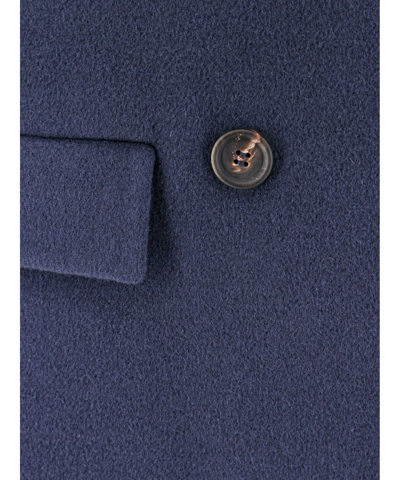 Shop Brunello Cucinelli Coat In Blue