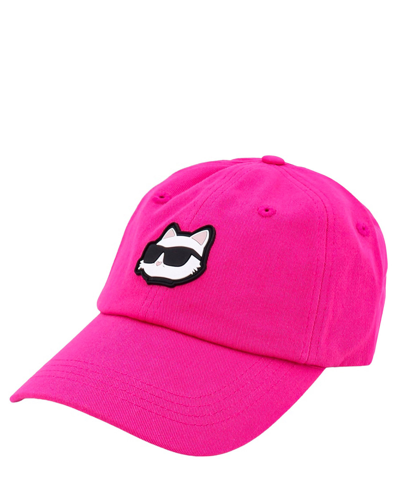 Shop Karl Lagerfeld Hat In Pink
