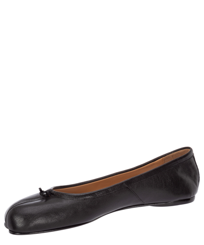 Shop Maison Margiela Tabi Ballet Flats In Black