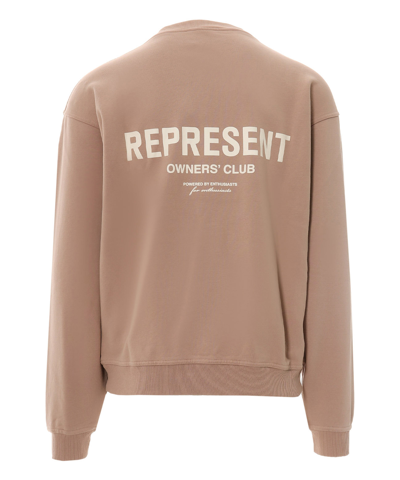 Shop Represent Sweatshirt In Brown