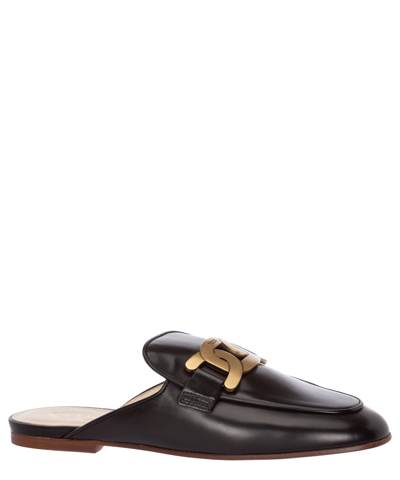Shop Tod's Mules In Black