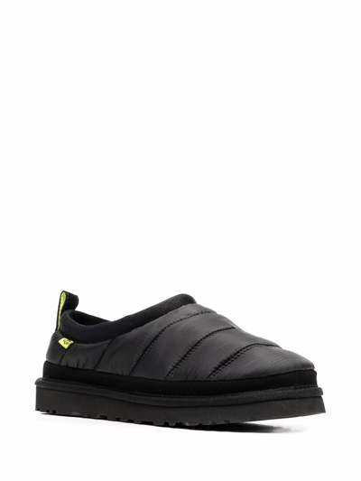 Shop Ugg Tasman Padded Slippers In Black