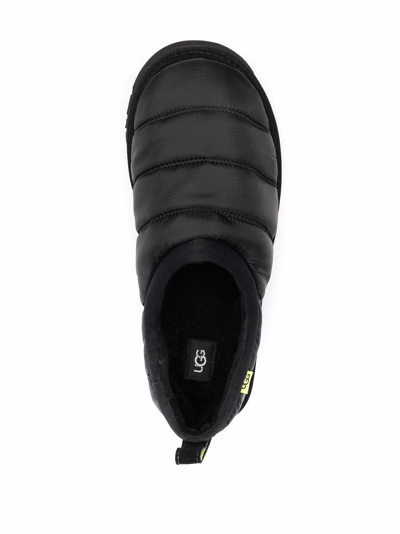 Shop Ugg Tasman Padded Slippers In Black