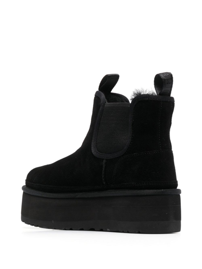 Shop Ugg Neumel Platform Chelsea Boots In Black