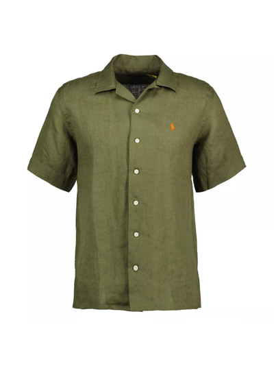 Shop Polo Ralph Lauren Pony Embroidered Short In Green