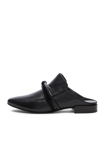 Shop 3.1 Phillip Lim / フィリップ リム Leather Louie Mules In Black