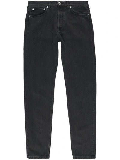 Apc Black New Standard Jeans In Lze