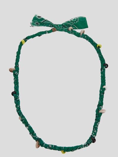 Shop Alanui Accessories Accessories In Emeraldgreen