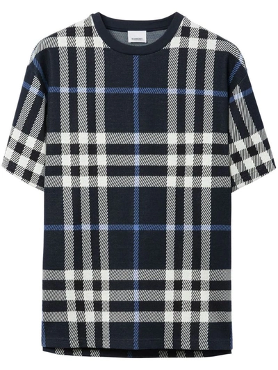 Shop Burberry T-shirts & Tops In Whiteblue
