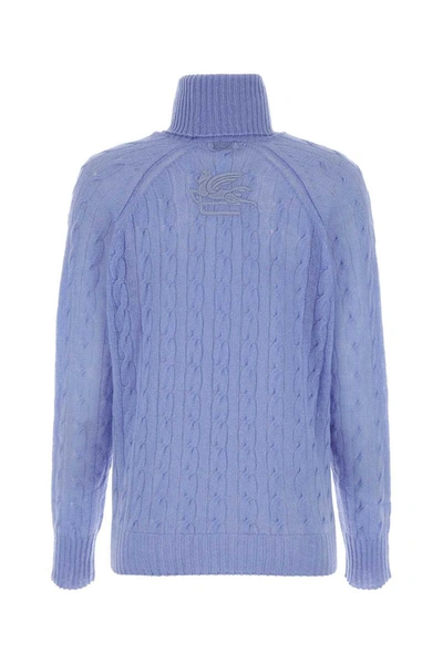 Shop Etro Knitwear In Light Blue