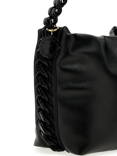 Shop Stella Mccartney 'frayme' Bucket Bag In Black