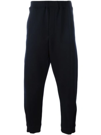 Marni Slim Fit Track Pants In Blue