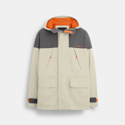 Shop Coach Colorblock Functional Jacket In Multi