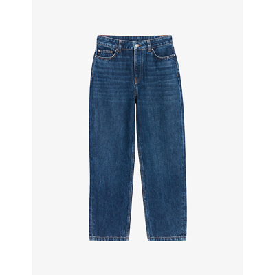 Shop Claudie Pierlot Women's Denim - Jean Paloma High-rise Slim-fit Stretch-denim Jeans