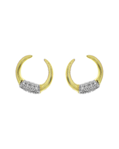 Shop Meira T 14k 0.04 Ct. Tw. Diamond Earrings