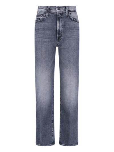 Shop Mother "the Rambler" Jeans In Gray