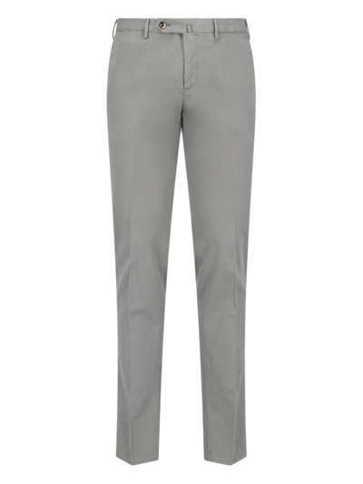 Shop Pt Torino Slim Pants In Gray