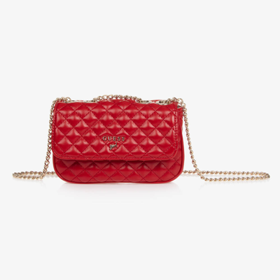 Guess, Bags, Small Guess Red Crossbody Purse