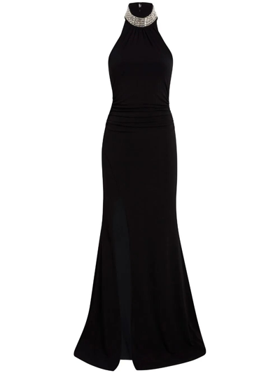 Shop Cinq À Sept Sleeveless Izzy Gown In Black  