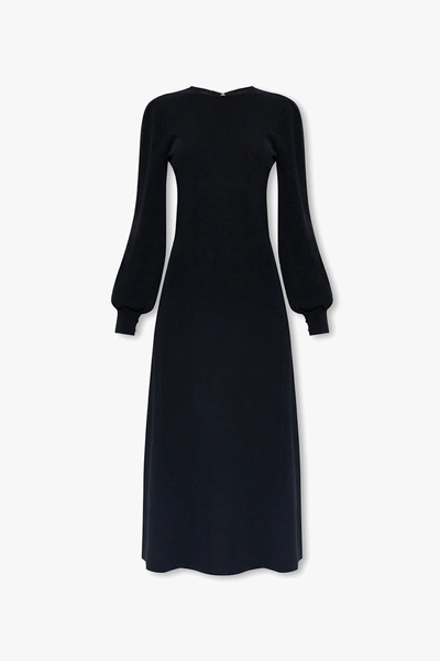 Shop Gucci Black Dress With Cut-out Back In New