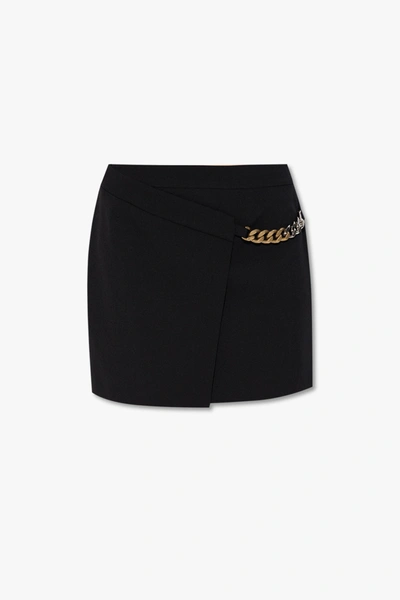 Shop Stella Mccartney Black Mini Wrap Skirt In New