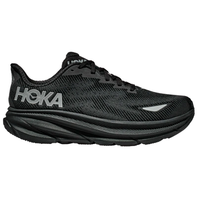 Shop Hoka Mens  Clifton 9 Gtx In Black/black/black