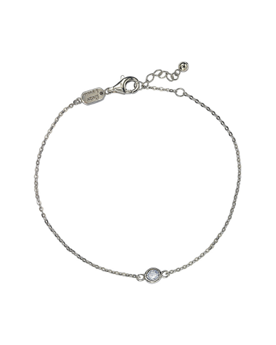 Shop Suzy Levian 14k 0.25 Ct. Tw. Diamond Station Bracelet
