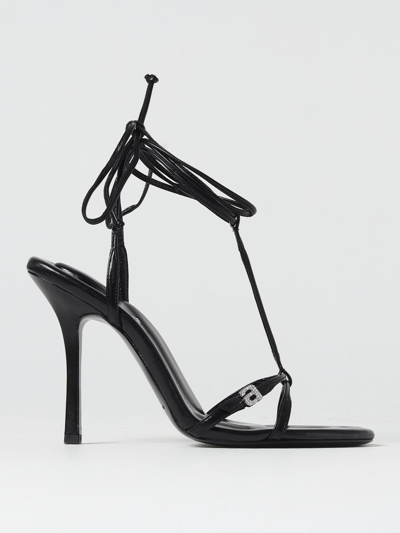 Shop Alexander Wang Lucienne Leather Sandals In Black