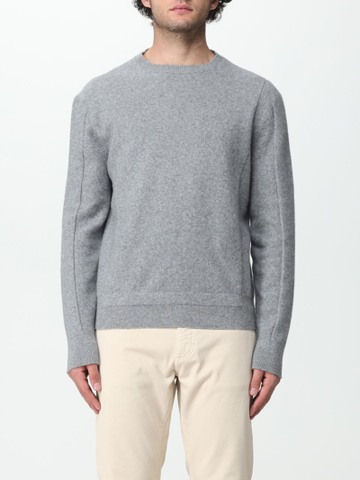 Shop Zegna Sweater In Wool And Cashmere In Grey