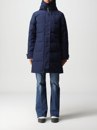 Shop Canada Goose Jacket  Woman Color Navy