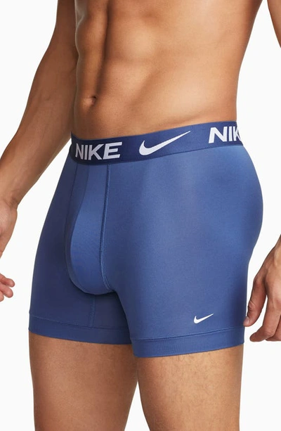 Shop Nike 3-pack Dri-fit Essential Micro Boxer Briefs In Comet Blue