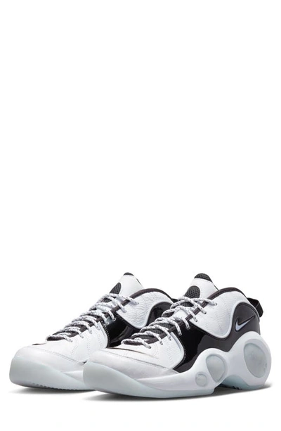 Shop Nike Air Zoom Flight 95 Basketball Sneaker In White/ Multicolor/ Black