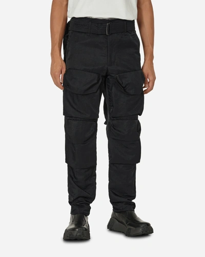 Shop Dries Van Noten Overdyed Cargo Pants In Black