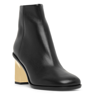 Shop Chloé Rebecca Black Leather Ankle Boots