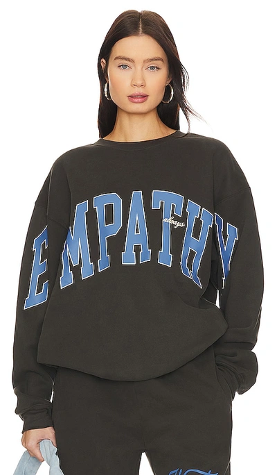 The Mayfair Group Ways To Show Empathy Crewneck In Charcoal