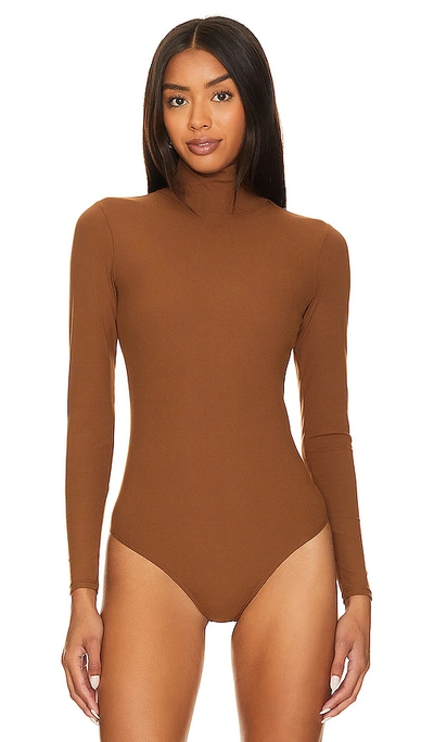 Shop Spanx Suit Yourself Bodysuit In Salted Caramel