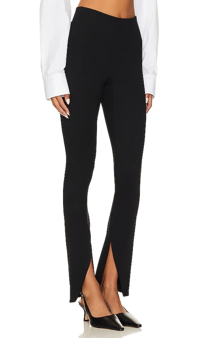 Shop Spanx Perfect Front Slit Legging In Classic Black