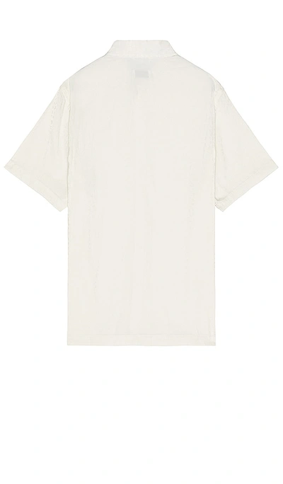Saturdays Surf Nyc Bruce Leopard Shirt In Ivory