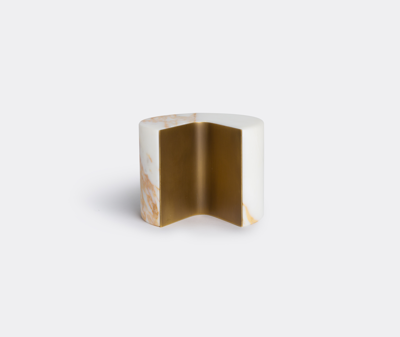 Salvatori Balancing Marble Paperweight In White