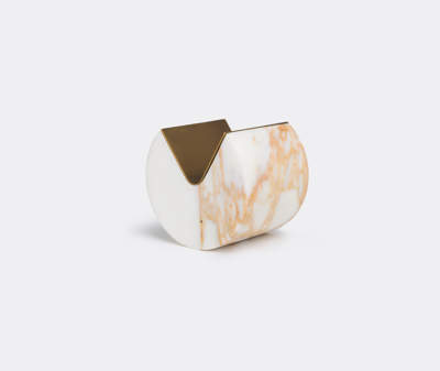 Salvatori Balancing Marble Paperweight In White
