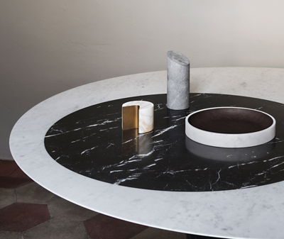 Salvatori Balancing Marble Paperweight In White