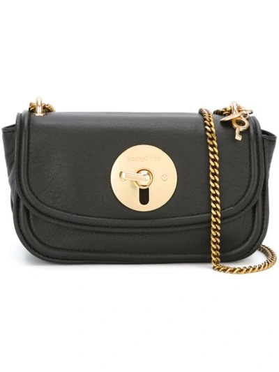 See By Chloé Lois Large Leather Chain Shoulder Bag In Black | ModeSens