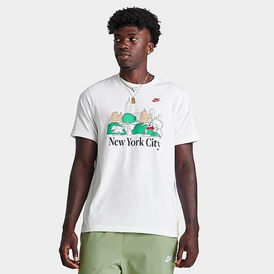 Shop Nike Men's Sportswear Nyc Graphic T-shirt In Honeydew