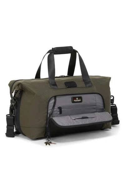 Shop Tumi Alpha 3 Double Expansion Satchel In Olive Night