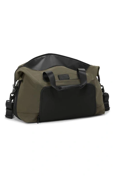 Shop Tumi Alpha 3 Double Expansion Satchel In Olive Night