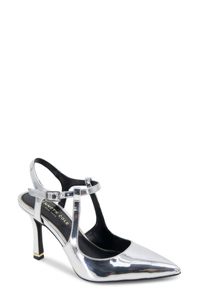 Kenneth Cole New York Romi Slingback Pump In Silver Metallic