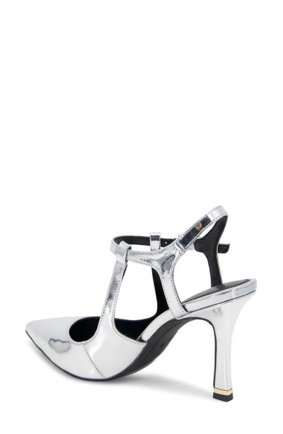 Kenneth Cole New York Romi Slingback Pump In Silver Metallic